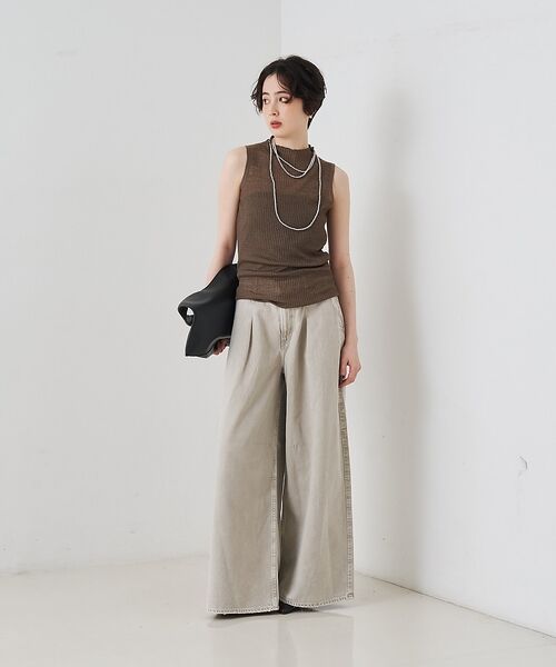 Rouge vif la cle / ルージュ・ヴィフ ラクレ デニムパンツ | 【upper hights/アッパーハイツ】THE BLAIR バギーデニム | 詳細12