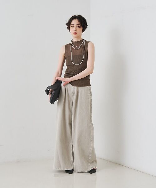 Rouge vif la cle / ルージュ・ヴィフ ラクレ デニムパンツ | 【upper hights/アッパーハイツ】THE BLAIR バギーデニム | 詳細13