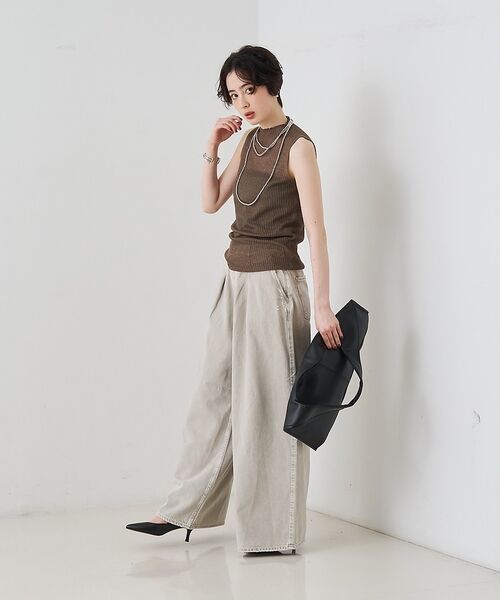 Rouge vif la cle / ルージュ・ヴィフ ラクレ デニムパンツ | 【upper hights/アッパーハイツ】THE BLAIR バギーデニム | 詳細14