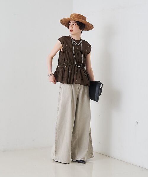 Rouge vif la cle / ルージュ・ヴィフ ラクレ デニムパンツ | 【upper hights/アッパーハイツ】THE BLAIR バギーデニム | 詳細17