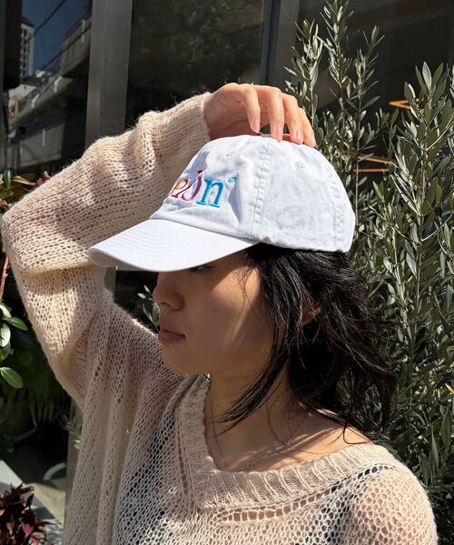 Rouge vif la cle / ルージュ・ヴィフ ラクレ ハット | 【byeA./バイエー】Melon CAP ロゴ刺繍ベースボールキャップ | 詳細2