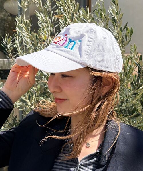 Rouge vif la cle / ルージュ・ヴィフ ラクレ ハット | 【byeA./バイエー】Melon CAP ロゴ刺繍ベースボールキャップ | 詳細6
