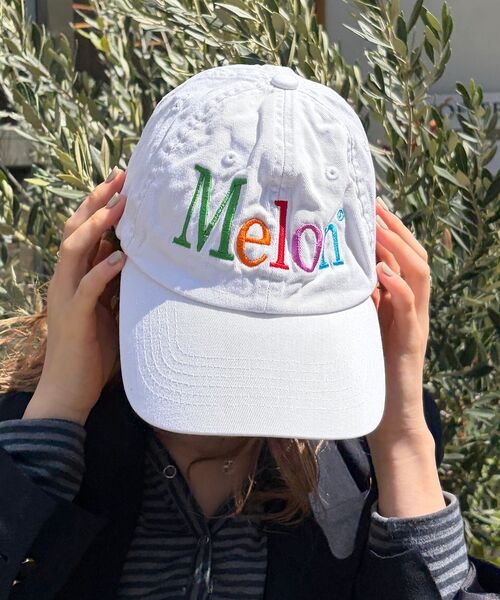 Rouge vif la cle / ルージュ・ヴィフ ラクレ ハット | 【byeA./バイエー】Melon CAP ロゴ刺繍ベースボールキャップ | 詳細7
