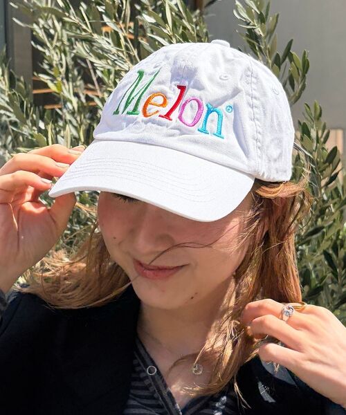 Rouge vif la cle / ルージュ・ヴィフ ラクレ ハット | 【byeA./バイエー】Melon CAP ロゴ刺繍ベースボールキャップ | 詳細8