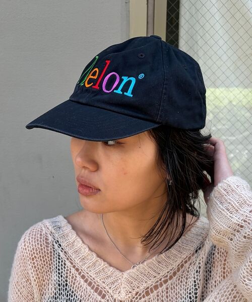 Rouge vif la cle / ルージュ・ヴィフ ラクレ ハット | 【byeA./バイエー】Melon CAP ロゴ刺繍ベースボールキャップ | 詳細9