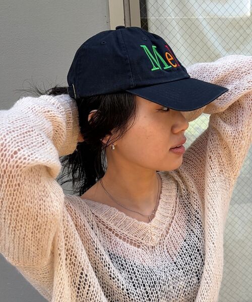 Rouge vif la cle / ルージュ・ヴィフ ラクレ ハット | 【byeA./バイエー】Melon CAP ロゴ刺繍ベースボールキャップ | 詳細11