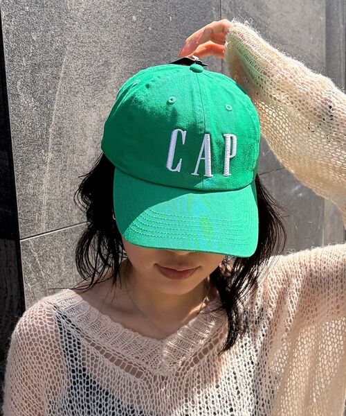 Rouge vif la cle / ルージュ・ヴィフ ラクレ ハット | 【byeA./バイエー】CAP ロゴ刺繍ベースボールキャップ（グリーン）