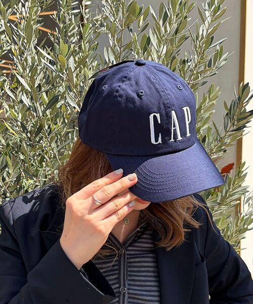 Rouge vif la cle / ルージュ・ヴィフ ラクレ ハット | 【byeA./バイエー】CAP ロゴ刺繍ベースボールキャップ（ネイビー）