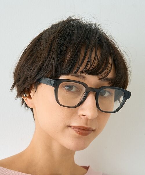 Rouge vif la cle / ルージュ・ヴィフ ラクレ サングラス・メガネ | 【SEESON／シーズン】THE PAPER KNIFE 01 スクエアフレーム（スミクロ）