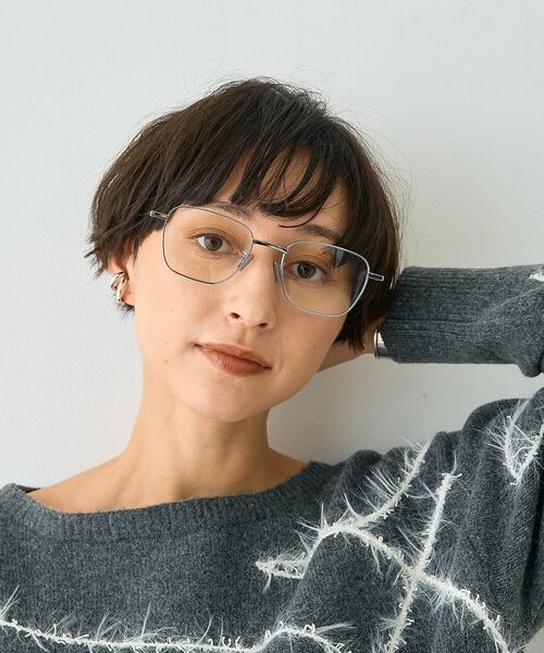 Rouge vif la cle / ルージュ・ヴィフ ラクレ サングラス・メガネ | 【SEESON／シーズン】THE RULER 04 チタンフレーム スクエアメガ | 詳細1