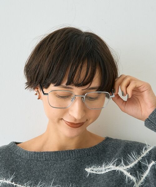 Rouge vif la cle / ルージュ・ヴィフ ラクレ サングラス・メガネ | 【SEESON／シーズン】THE RULER 04 チタンフレーム スクエアメガ | 詳細3