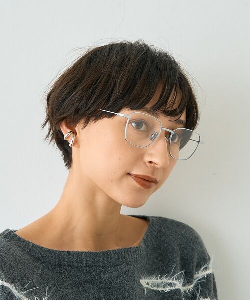 Rouge vif la cle / ルージュ・ヴィフ ラクレ サングラス・メガネ | 【SEESON／シーズン】THE RULER 04 チタンフレーム スクエアメガ | 詳細4