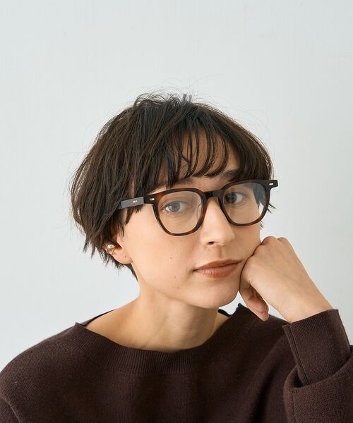 Rouge vif la cle / ルージュ・ヴィフ ラクレ サングラス・メガネ | 【SEESON／シーズン】AUDE スクエアフレーム オーバル メガネ【予約】 | 詳細1