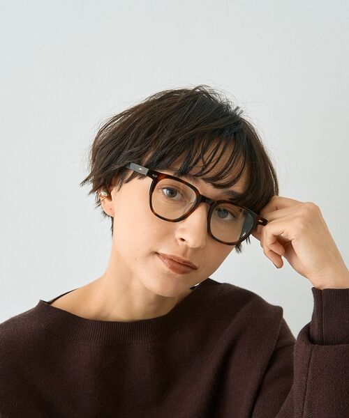 Rouge vif la cle / ルージュ・ヴィフ ラクレ サングラス・メガネ | 【SEESON／シーズン】AUDE スクエアフレーム オーバル メガネ【予約】 | 詳細2