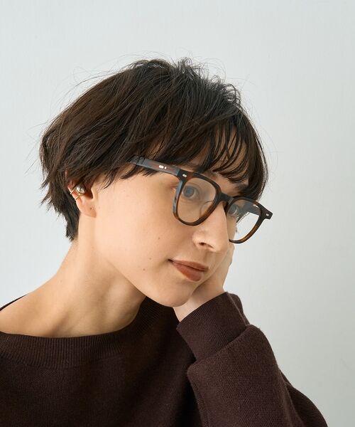 Rouge vif la cle / ルージュ・ヴィフ ラクレ サングラス・メガネ | 【SEESON／シーズン】AUDE スクエアフレーム オーバル メガネ【予約】 | 詳細3