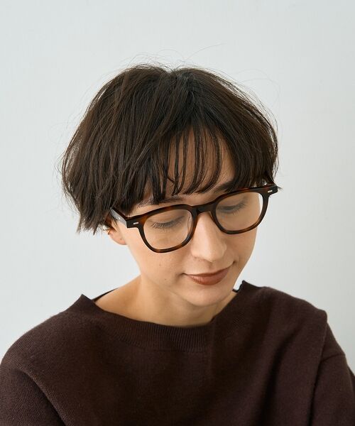 Rouge vif la cle / ルージュ・ヴィフ ラクレ サングラス・メガネ | 【SEESON／シーズン】AUDE スクエアフレーム オーバル メガネ【予約】 | 詳細4