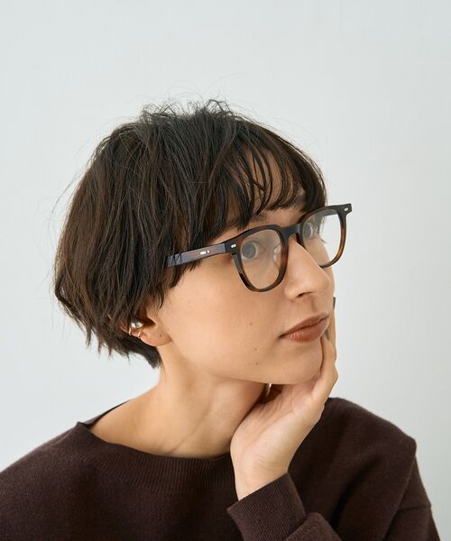 Rouge vif la cle / ルージュ・ヴィフ ラクレ サングラス・メガネ | 【SEESON／シーズン】AUDE スクエアフレーム オーバル メガネ【予約】 | 詳細5