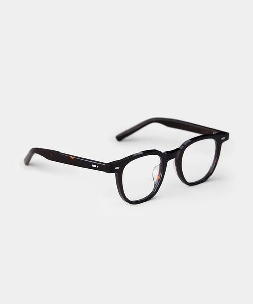 Rouge vif la cle / ルージュ・ヴィフ ラクレ サングラス・メガネ | 【SEESON／シーズン】AUDE スクエアフレーム オーバル メガネ【予約】（ダークブラウン）