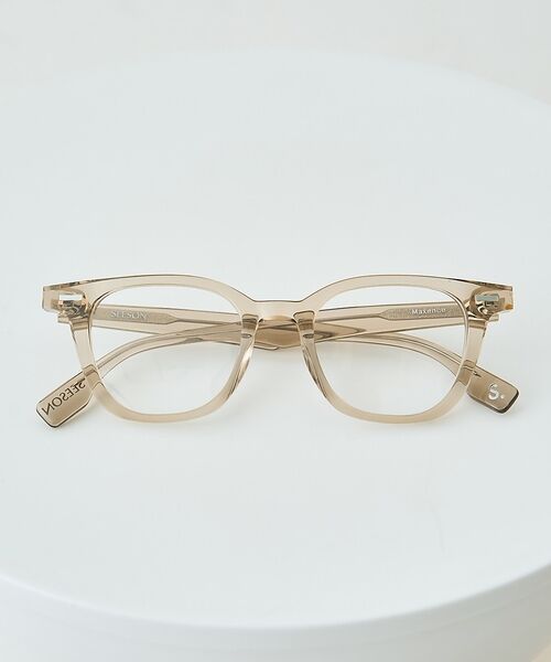 Rouge vif la cle / ルージュ・ヴィフ ラクレ サングラス・メガネ | 【SEESON／シーズン】MAXENCE スクエアフレームメガネ【予約】（クリア）