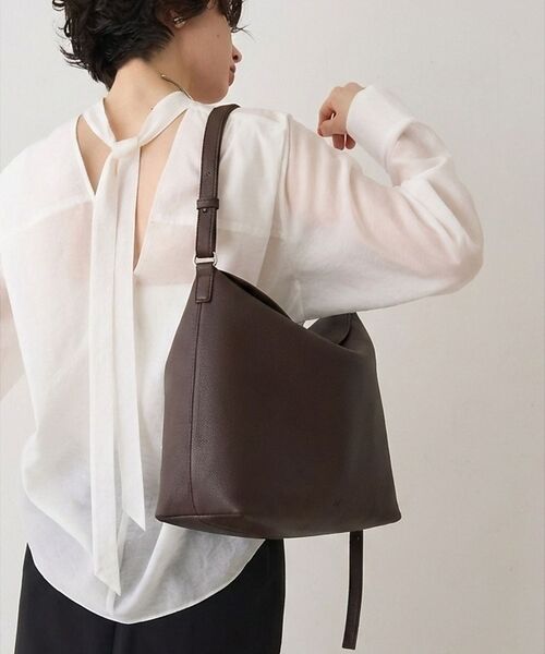 Rouge vif la cle / ルージュ・ヴィフ ラクレ トートバッグ | 【&MyuQ/アンドミューク】UPIS grande ショルダーバッグ/トートバ（ダークブラウン）