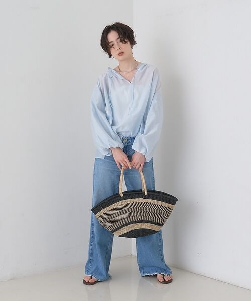 Rouge vif la cle / ルージュ・ヴィフ ラクレ かごバック | 【The Bagmati/ザ バグマティ】柄カゴバッグ | 詳細5