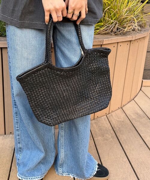 Rouge vif la cle / ルージュ・ヴィフ ラクレ トートバッグ | 【The Bagmati/ザ バグマティ】レザーメッシュミニトート | 詳細3