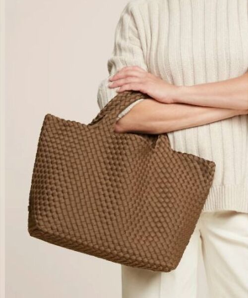 Rouge vif la cle / ルージュ・ヴィフ ラクレ トートバッグ | 【人気追加】【NAGHEDI/ナゲティ】ミディアムトートバッグ St Barth（チョコ）