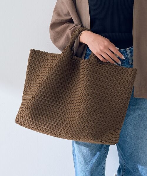 Rouge vif la cle / ルージュ・ヴィフ ラクレ トートバッグ | 【人気追加】【NAGHEDI/ナゲティ】ラージトートバッグ St Barths（チョコ）