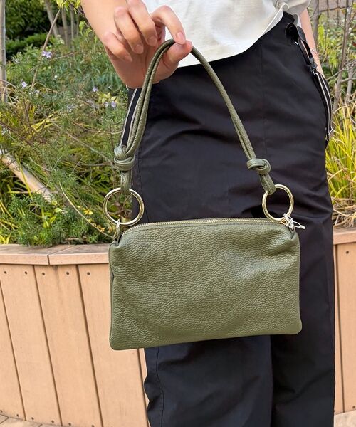 Rouge vif la cle / ルージュ・ヴィフ ラクレ ショルダーバッグ | 【AULENTTI/オウレンティ】2wayポシェットミニバッグ/ハンドバッグ/シ | 詳細2