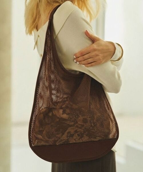Rouge vif la cle / ルージュ・ヴィフ ラクレ トートバッグ | 【ORSETTO/オルセット】FREDDO メッシュトート（ブラウン）