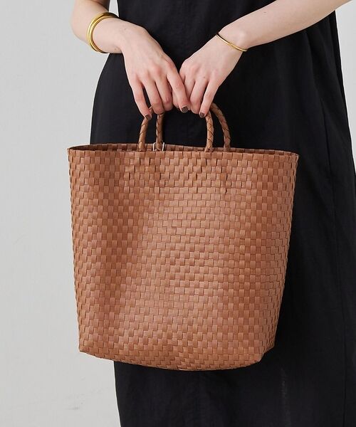 Rouge vif la cle / ルージュ・ヴィフ ラクレ かごバック | 【NHE/ニエ】カゴバッグ TO(TALL) トートバッグ【予約】（ブラウン）