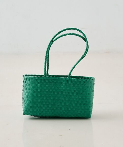 Rouge vif la cle / ルージュ・ヴィフ ラクレ かごバック | 【NHE/ニエ】カゴバッグ NGANG(LONG HAND) トートバッグ【予約（グリーン）