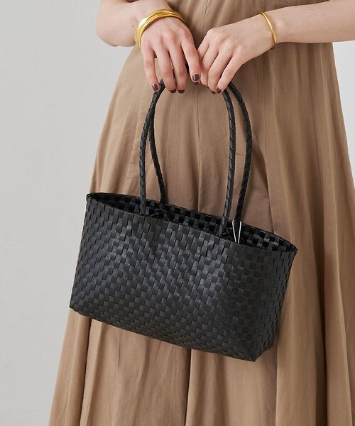 Rouge vif la cle / ルージュ・ヴィフ ラクレ かごバック | 【NHE/ニエ】カゴバッグ NGANG(LONG HAND) トートバッグ【予約（ブラック）