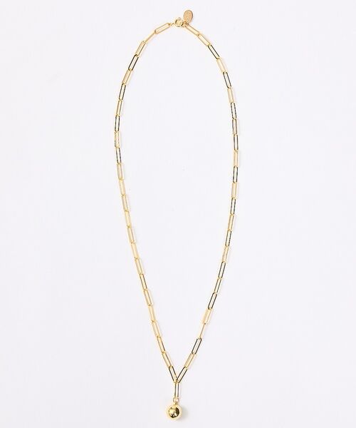 Rouge vif la cle / ルージュ・ヴィフ ラクレ ネックレス・ペンダント・チョーカー | 【Chibi Jewels/チビ・ジュエルズ】ボールレクタングルチェーン/ゴール | 詳細3