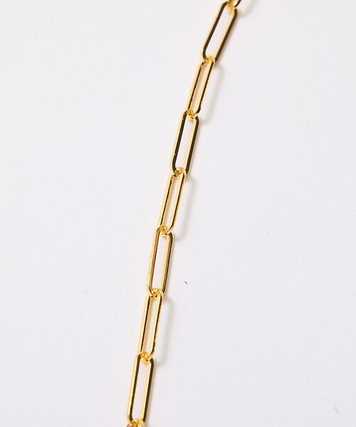 Rouge vif la cle / ルージュ・ヴィフ ラクレ ネックレス・ペンダント・チョーカー | 【Chibi Jewels/チビ・ジュエルズ】ボールレクタングルチェーン/ゴール | 詳細6