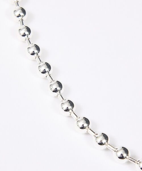 Rouge vif la cle / ルージュ・ヴィフ ラクレ ネックレス・ペンダント・チョーカー | 【PILGRIM/ピルグリム】AIR NL シルバーボールチェーンネックレス | 詳細9