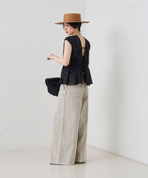 Rouge vif la cle / ルージュ・ヴィフ ラクレ シャツ・ブラウス | インドドット刺繍ブラウス【予約】 | 詳細23