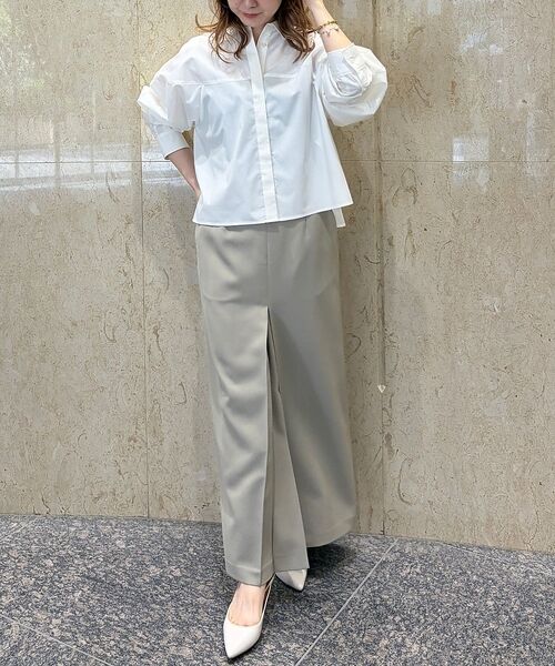 Rouge vif la cle / ルージュ・ヴィフ ラクレ シャツ・ブラウス | ボックスブロードショート丈シャツ【予約】 | 詳細4