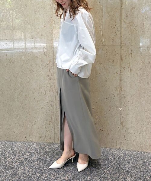 Rouge vif la cle / ルージュ・ヴィフ ラクレ シャツ・ブラウス | ボックスブロードショート丈シャツ【予約】 | 詳細7