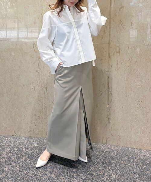 Rouge vif la cle / ルージュ・ヴィフ ラクレ シャツ・ブラウス | ボックスブロードショート丈シャツ【予約】 | 詳細9