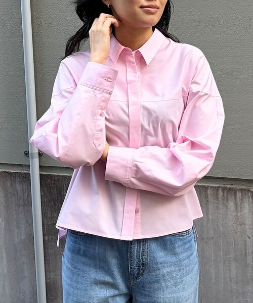 Rouge vif la cle / ルージュ・ヴィフ ラクレ シャツ・ブラウス | ボックスブロードショート丈シャツ【予約】 | 詳細11