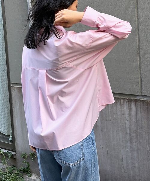 Rouge vif la cle / ルージュ・ヴィフ ラクレ シャツ・ブラウス | ボックスブロードショート丈シャツ【予約】 | 詳細12