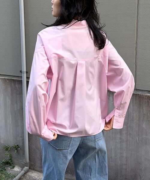 Rouge vif la cle / ルージュ・ヴィフ ラクレ シャツ・ブラウス | ボックスブロードショート丈シャツ【予約】 | 詳細13