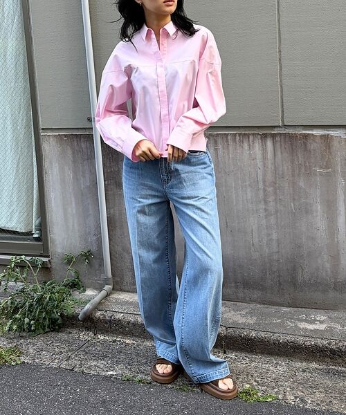 Rouge vif la cle / ルージュ・ヴィフ ラクレ シャツ・ブラウス | ボックスブロードショート丈シャツ【予約】 | 詳細14