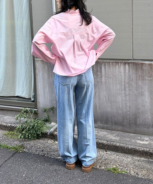 Rouge vif la cle / ルージュ・ヴィフ ラクレ シャツ・ブラウス | ボックスブロードショート丈シャツ【予約】 | 詳細18