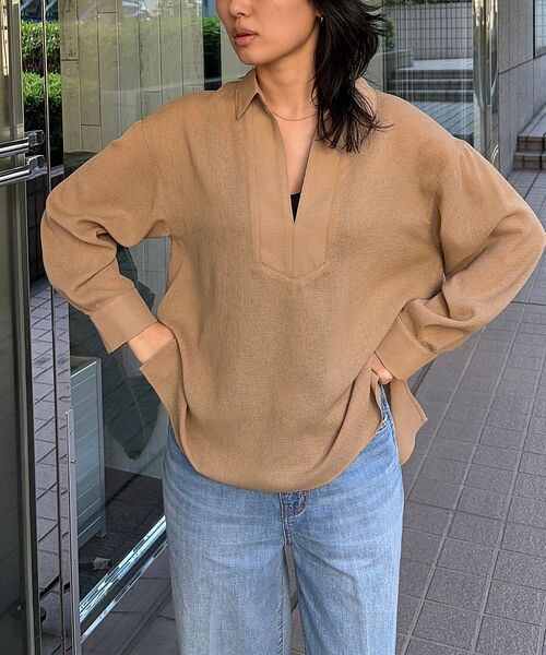 Rouge vif la cle / ルージュ・ヴィフ ラクレ シャツ・ブラウス | ヴィンテージメッシュプルオーバー/シャツ/ブラウス【予約】 | 詳細1