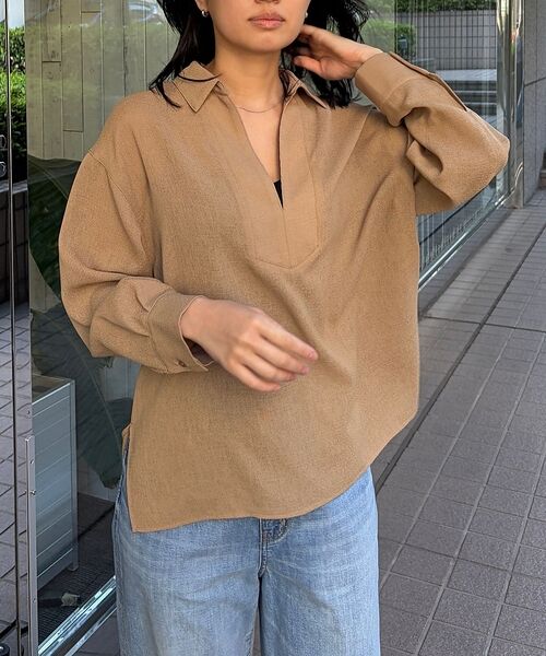 Rouge vif la cle / ルージュ・ヴィフ ラクレ シャツ・ブラウス | ヴィンテージメッシュプルオーバー/シャツ/ブラウス【予約】 | 詳細3