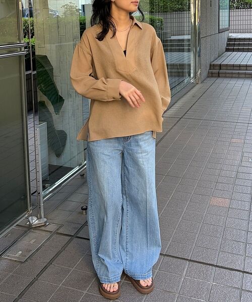 Rouge vif la cle / ルージュ・ヴィフ ラクレ シャツ・ブラウス | ヴィンテージメッシュプルオーバー/シャツ/ブラウス【予約】 | 詳細8