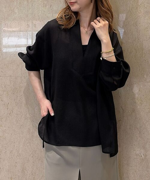 Rouge vif la cle / ルージュ・ヴィフ ラクレ シャツ・ブラウス | ヴィンテージメッシュプルオーバー/シャツ/ブラウス【予約】 | 詳細12