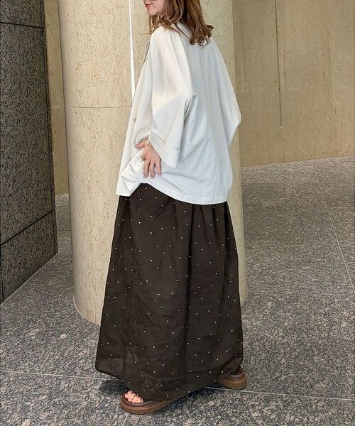 Rouge vif la cle / ルージュ・ヴィフ ラクレ テーラードジャケット | 【ロングセラー】【2026SS新作】麻混ハーフ袖ドルマンジャケット【予約】 | 詳細8